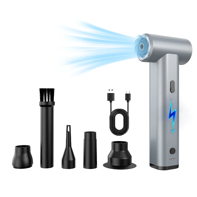 Enhanced Super Large Wind Power Compressed Air Gun Portable Powerful Handheld Duster for Computer Keyboard Car Cleaning Device