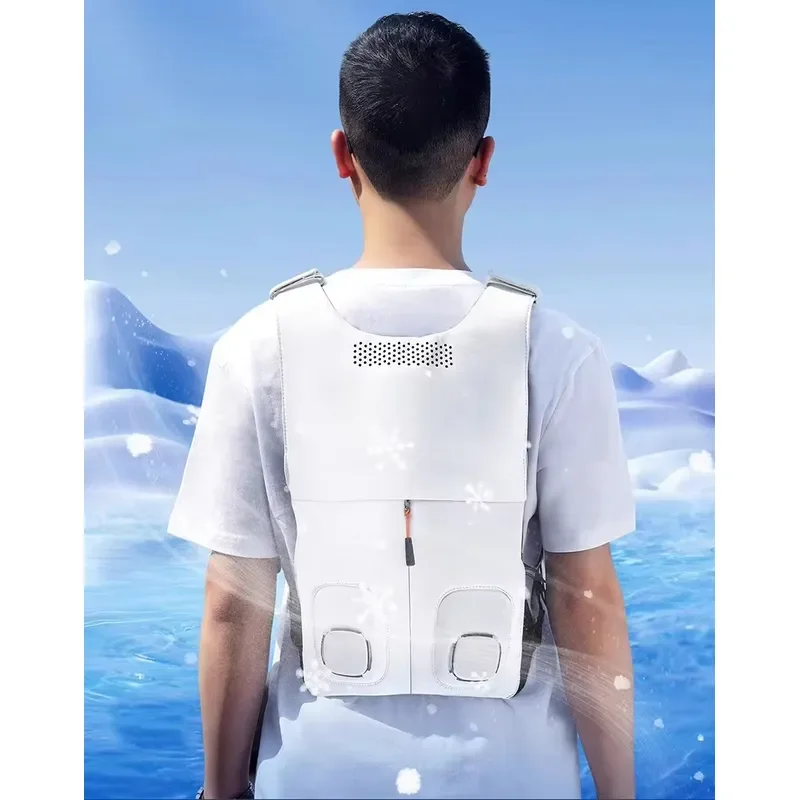 Hot Sale Wearable Air Conditioner Cooling Vest Semiconductor Chip Cooling Jacket Outdoor Smart Air-Conditioned Suit Work Vest
