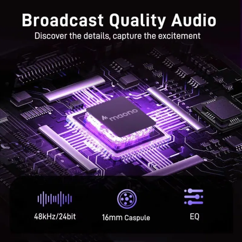 Gold SellerFor Maono DM40 Pro Wireless Gaming Microphone USB AI Direct  for Computer and Mobile Phone Software Voice C
