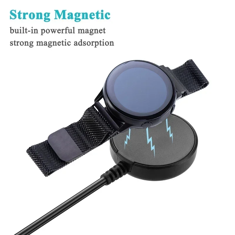 USB Charger Cable For Samsung Galaxy Watch Ultra 2 47mm 8 7 4 5 Pro 6 Classic Bracket Active 2 Charging Adapter Cables