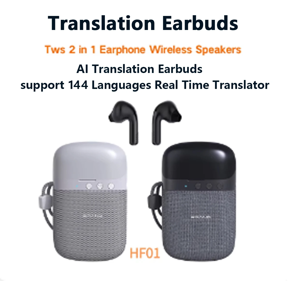 Multilingual Instant Translator Headset voice translator wireless bluetooth translation headset with simultaneous interpretation