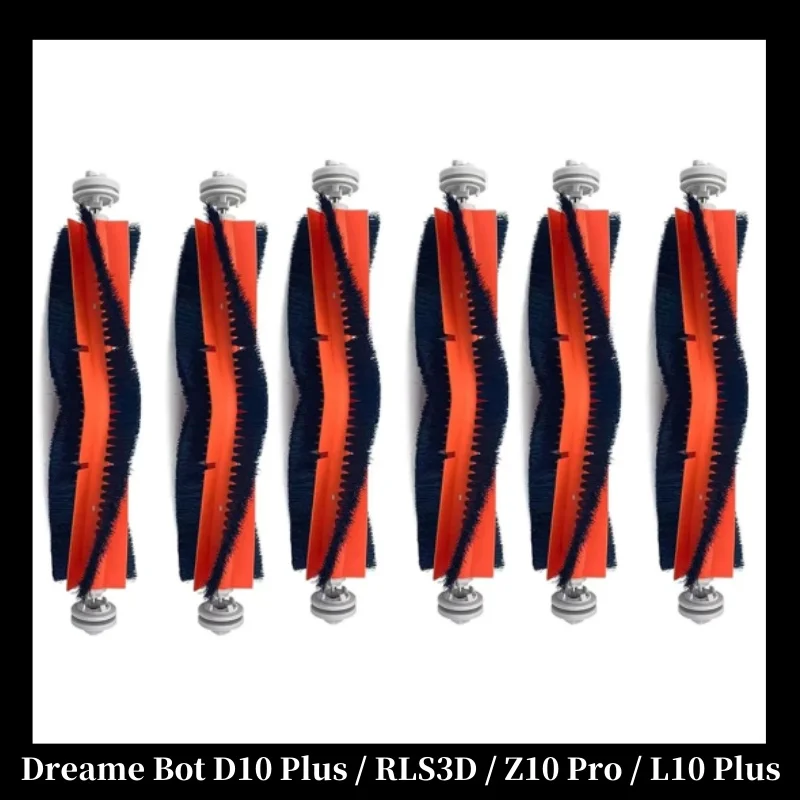 Main Brush For Dreame Bot D10 Plus/ RLS3D/ Z10 Pro/ L10 Plus / D9 /F9 For Xiaomi Mijia 1C 1T 2C Spare Parts Accessories