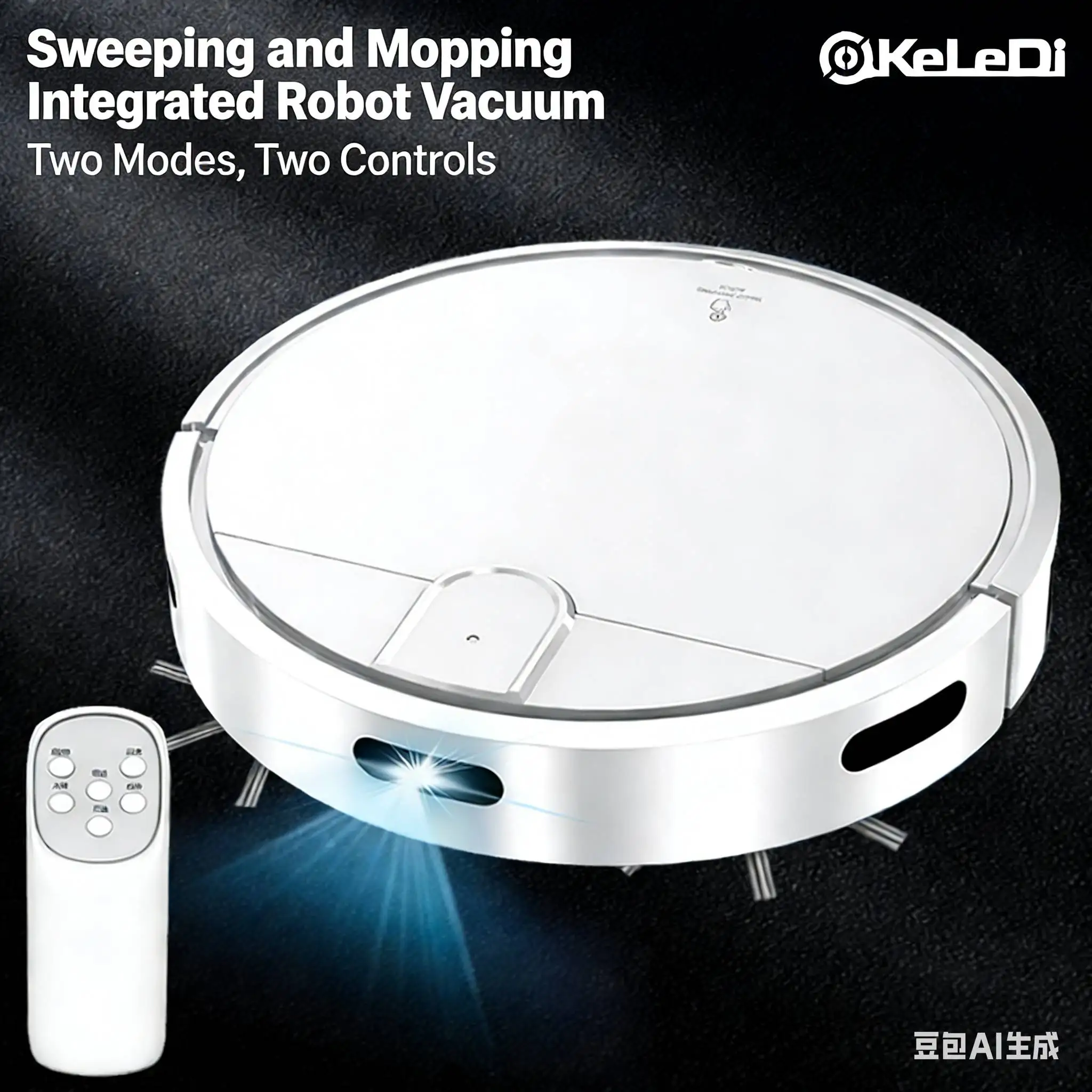 Auto Recharging Robot Vacuum Cleaner USB Charging HEPA Filter Wet Dry Floor Mop Smart Sweeper Garage Home Hardwood Care