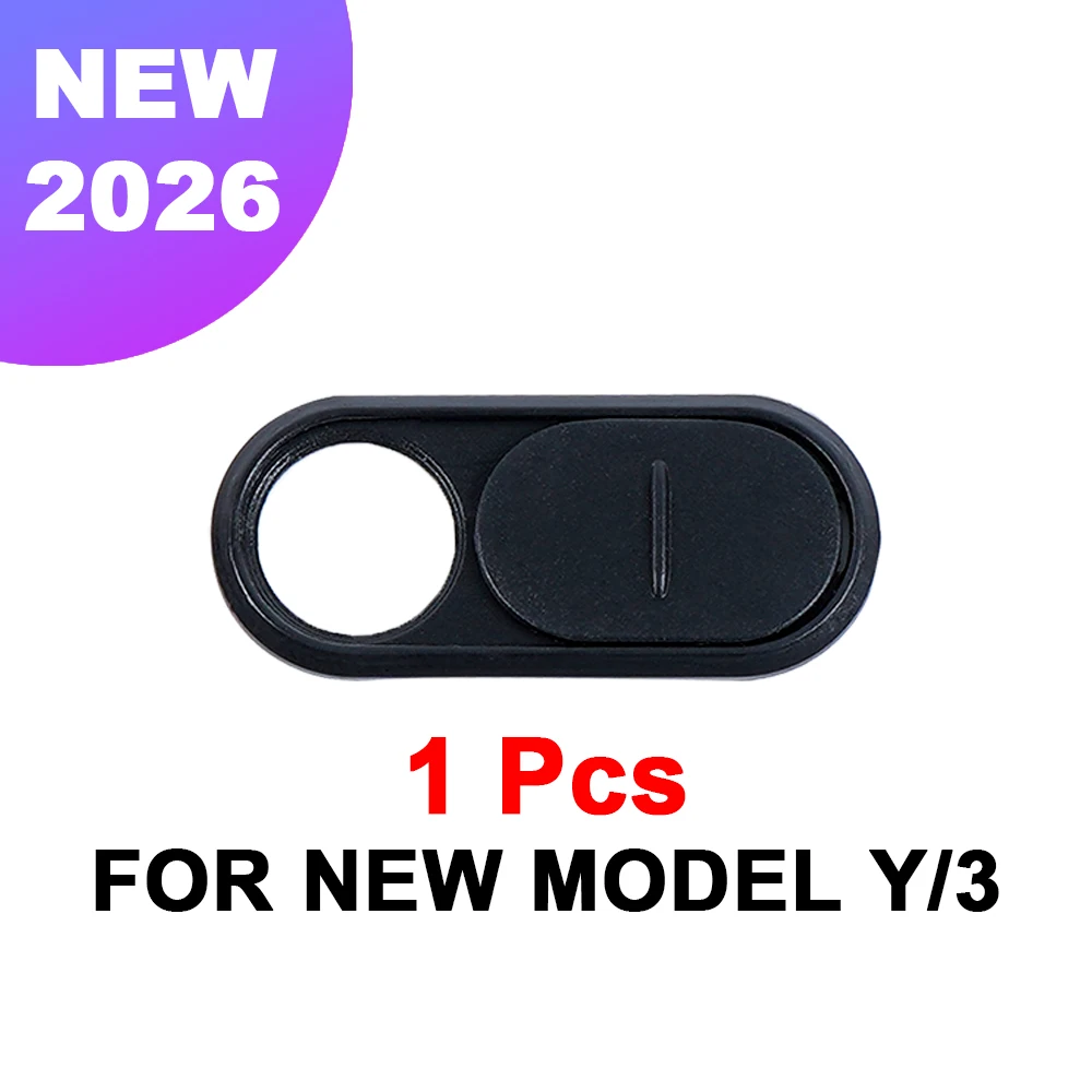 For Tesla Model Y Model 3 Car Camera Cover Webcam Slide Blocker 1Pc Portable installation Camera privacy protection cover