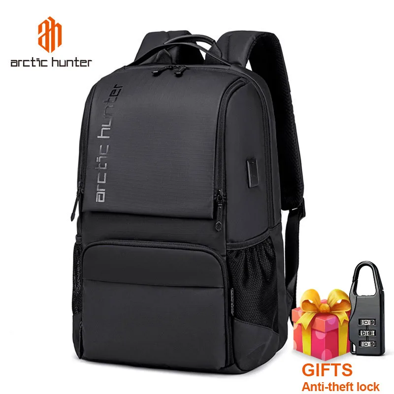 ARCTIC HUNTER Men's Outdoor Mountaineering Bag Business Travel Backpack Laptop Computer Backpack Large Capacity Storage Backpack