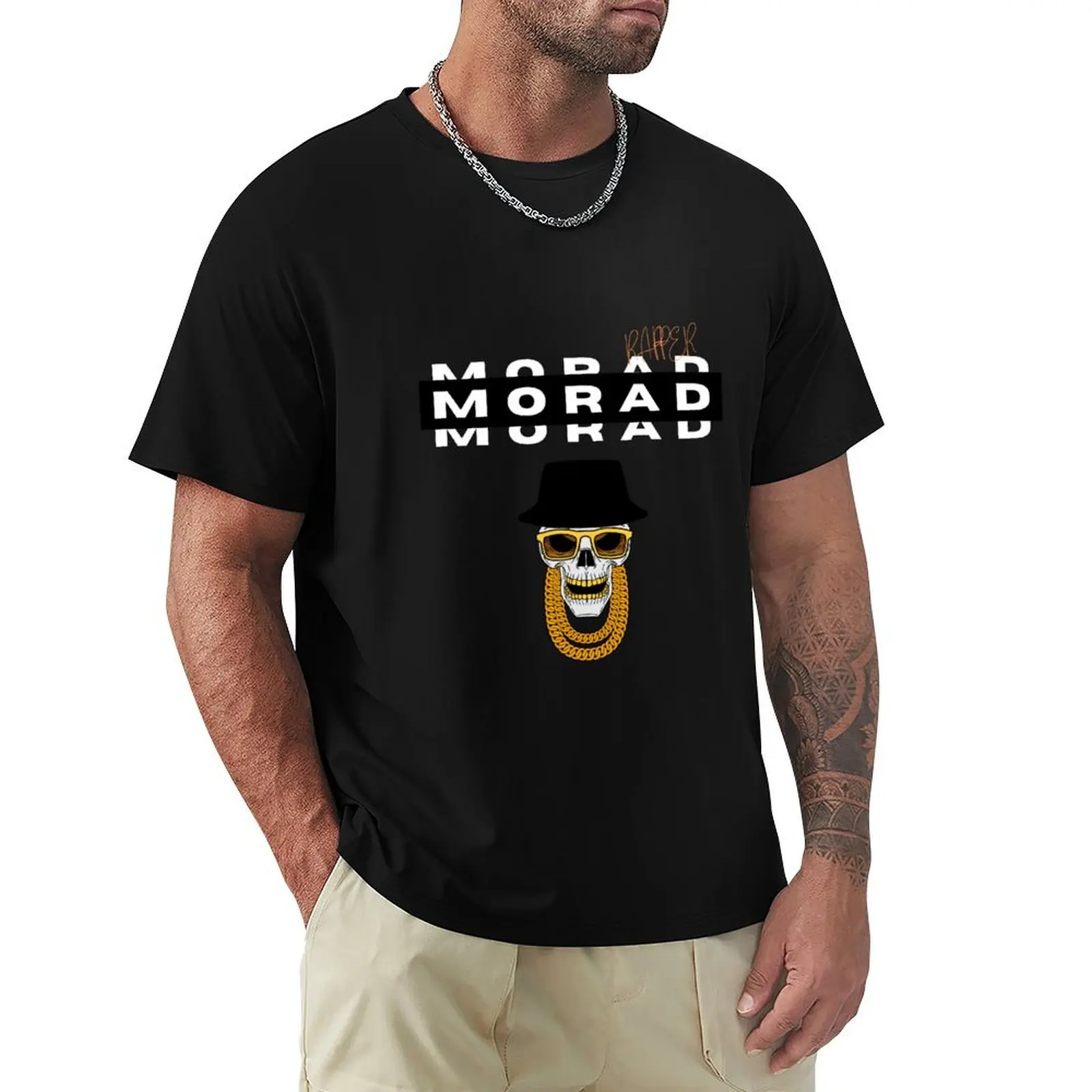 Morad's Magnetic Groove: Unveiling the Rhythmic Tapestry T-Shirt Big and Tall Solid Color T-Shirt