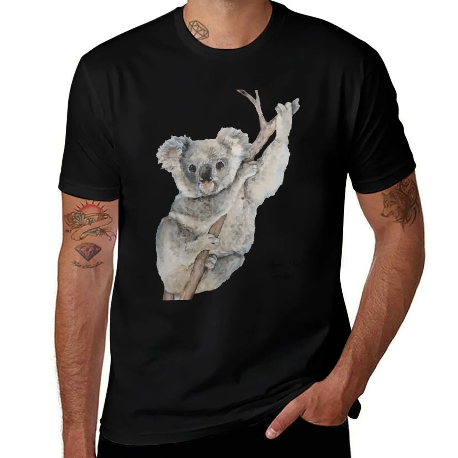 Magnetic Island Koala (2) T-Shirt All Match Basic Short Sleeve Top T-Shirt