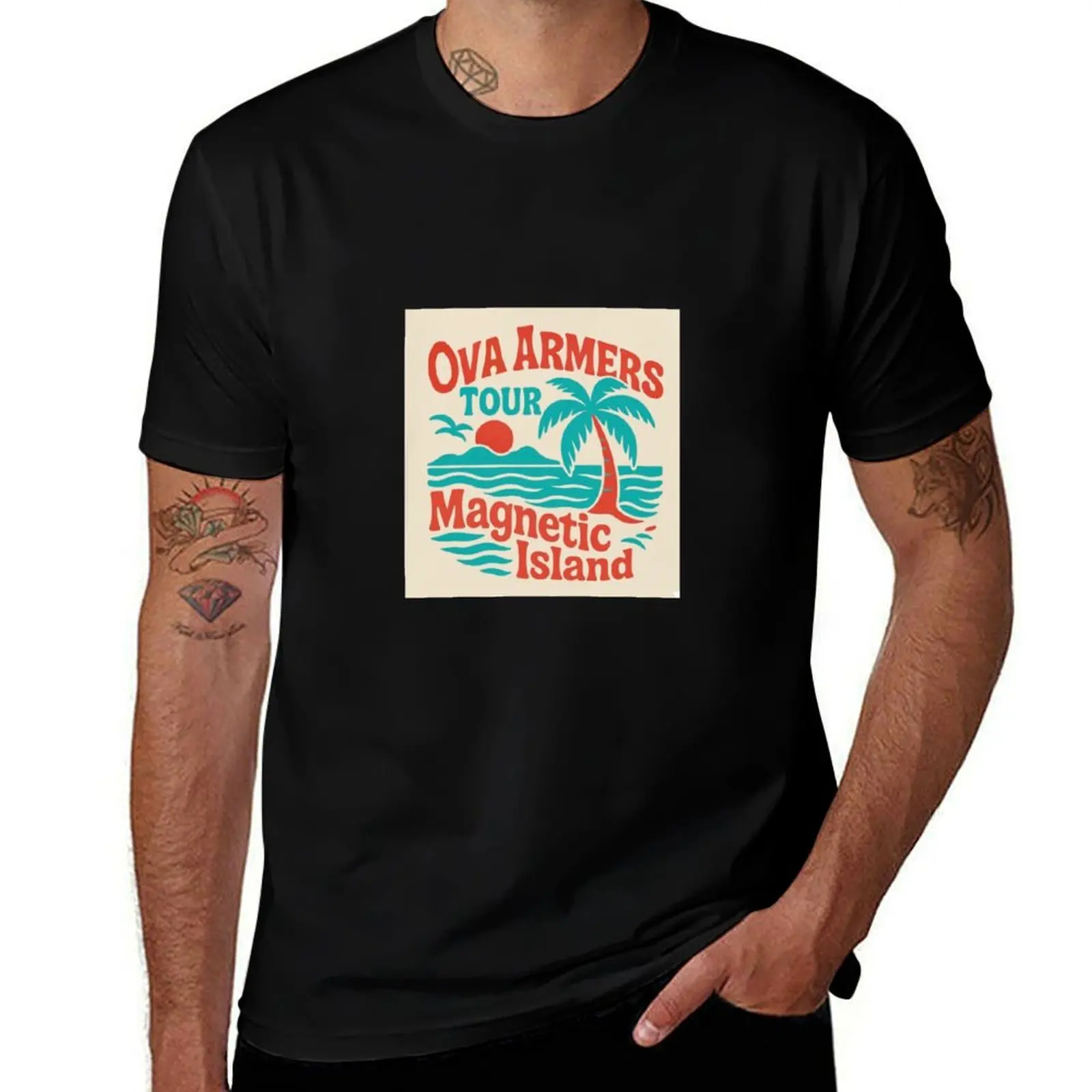 OvaArmers Tour Magnetic Island T-Shirt Lightweight Cooling Short Sleeve Tee T-Shirt