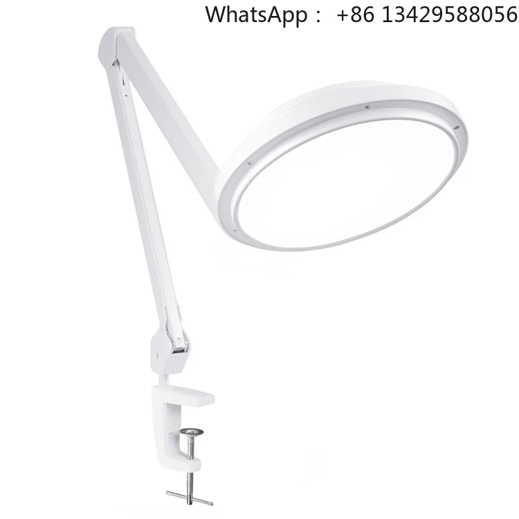 LED Beauty Salon Lamp Office Desk Light for Brightness Computer Light Dimmable Led Desk Light  Metal Swing Arm Table Lamp