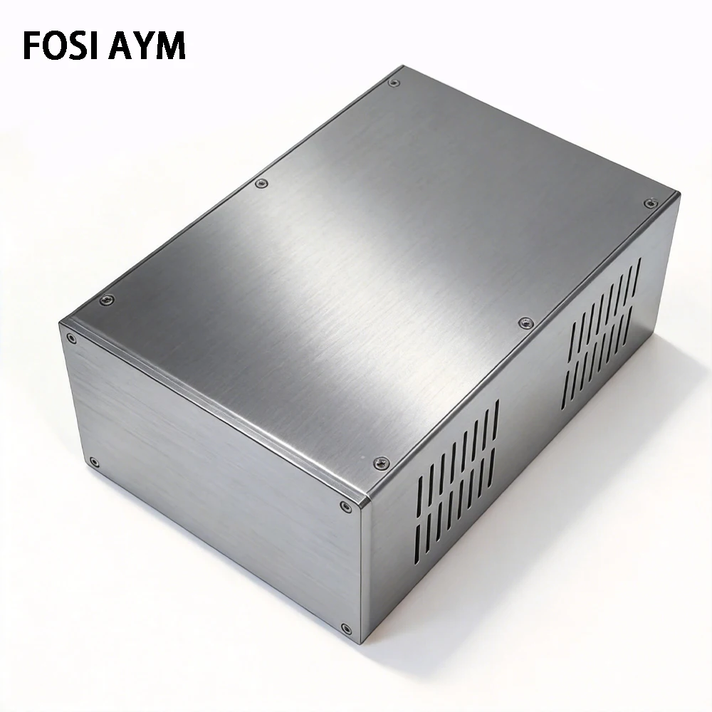 210x210x120mm FOSI AYM Full Aluminum Amplifier Chassis Preamplifier Power Amplifier Case Audio Power Filter DIY Enclosure