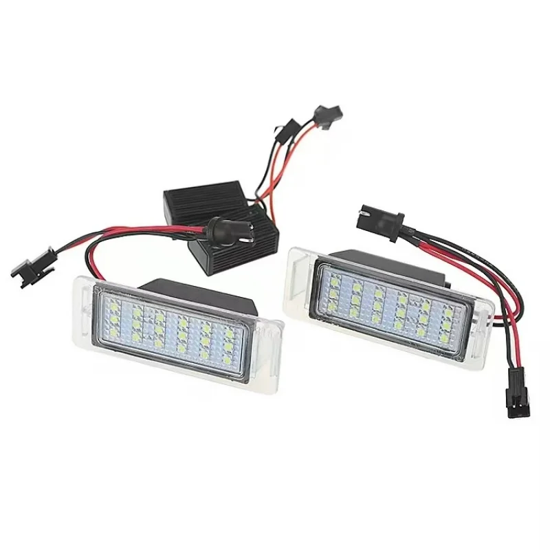 For Cadillac ATS 2013-2019 CTS 2010-2019 ELR XTS SRX 2PCS 6000K White LED License Number Plate Light Car-Styling Number Lamps