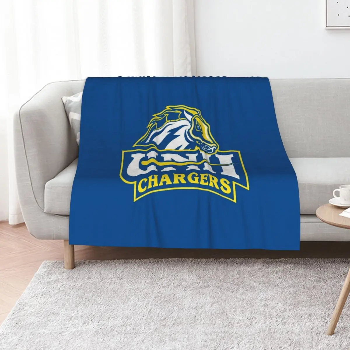 New Haven Chargers Throw Blanket All Season Soft Lightweight Blanket for Home