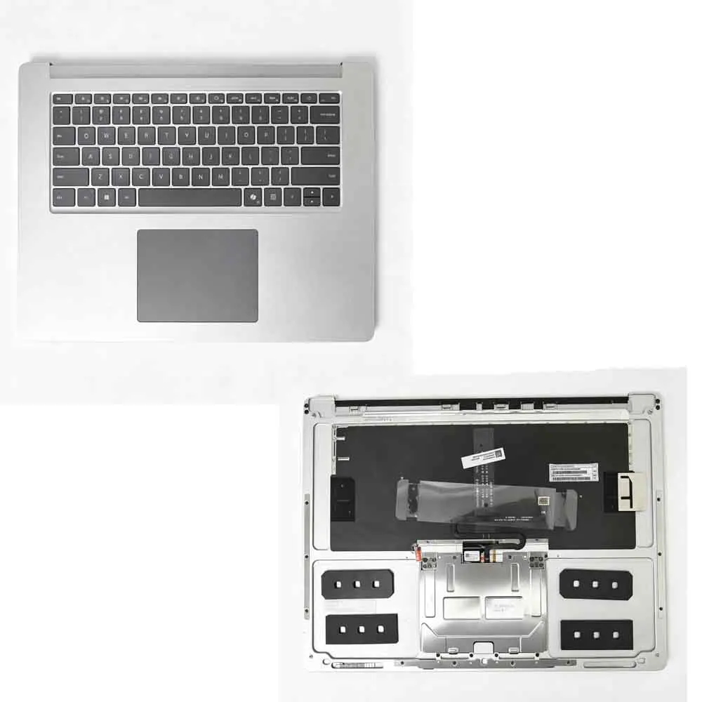 Replacement Keyboard for Microsoft Surface Laptop 6 15 Inch Model 2035 Notebook Palmrest Upper Case Keyboard with Touchpad