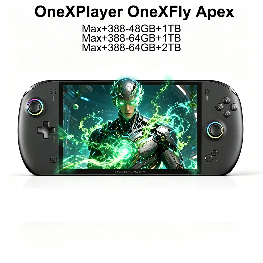 Onexplayer APEX 2-in-1 Gaming Laptop AMD Ryzen AI Max+388 120Hz 8'' High Refresh IPS Screen Notebook Handheld Console PC 85Wh
