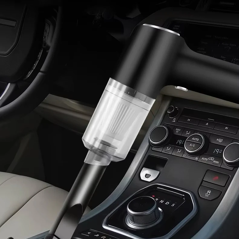 Portable Wireless Car Vacuum Cleaner Rechargeable Mini Vacuum for Household Hotel Use Dry Function USB Battery Power Source