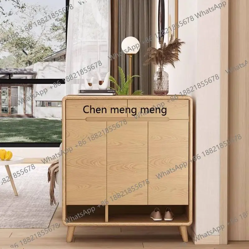 Adjustable Beutiful Shoe Cabinet Double Layer Storage Organizers Shoe Cabinet Narrow Hallway Scarpiera Salvaspazii Furniture