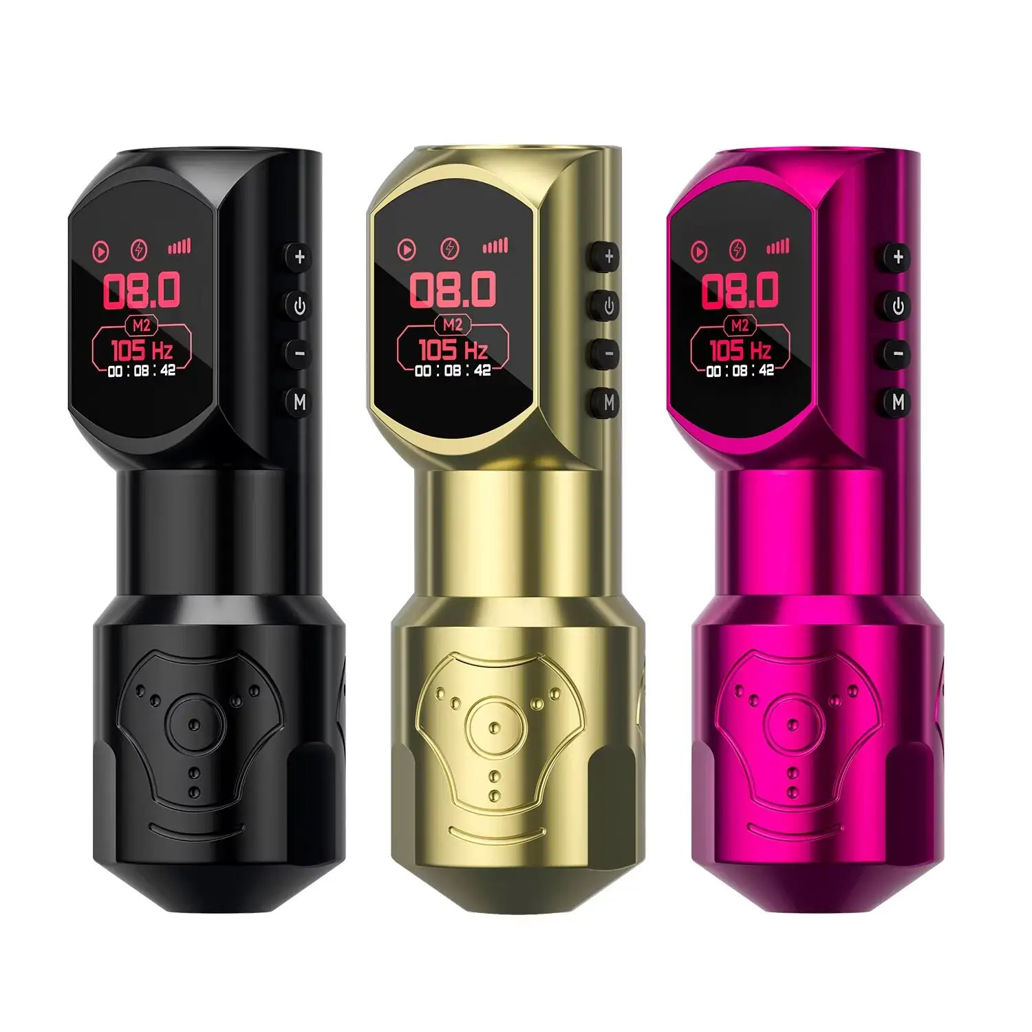 Wireless Rotary Tattoo Machine With Large Color Screen 1500MAH Battery Tattoo Gun For Tattooing & Permanent Makeup