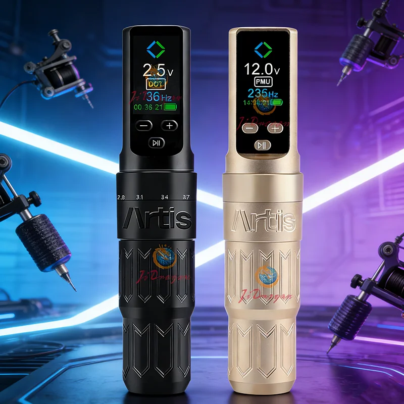 Wireless Tattoo Machine Permanent Makeup for Miroblading Lip Eyebrows SMP Microshading Professional Rotary Tattoo Pen Gun Kit