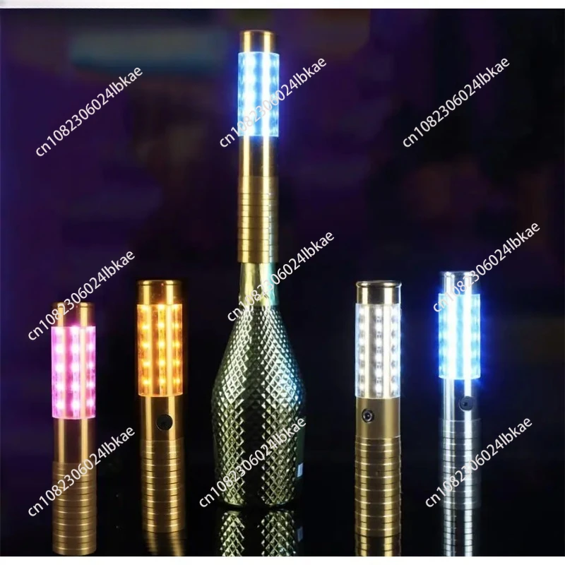 LED Strobe Baton Light Bottle Service Lights Up Stick Rechargeable Champagne Bottle Handheld LED Light for Party Concert Event