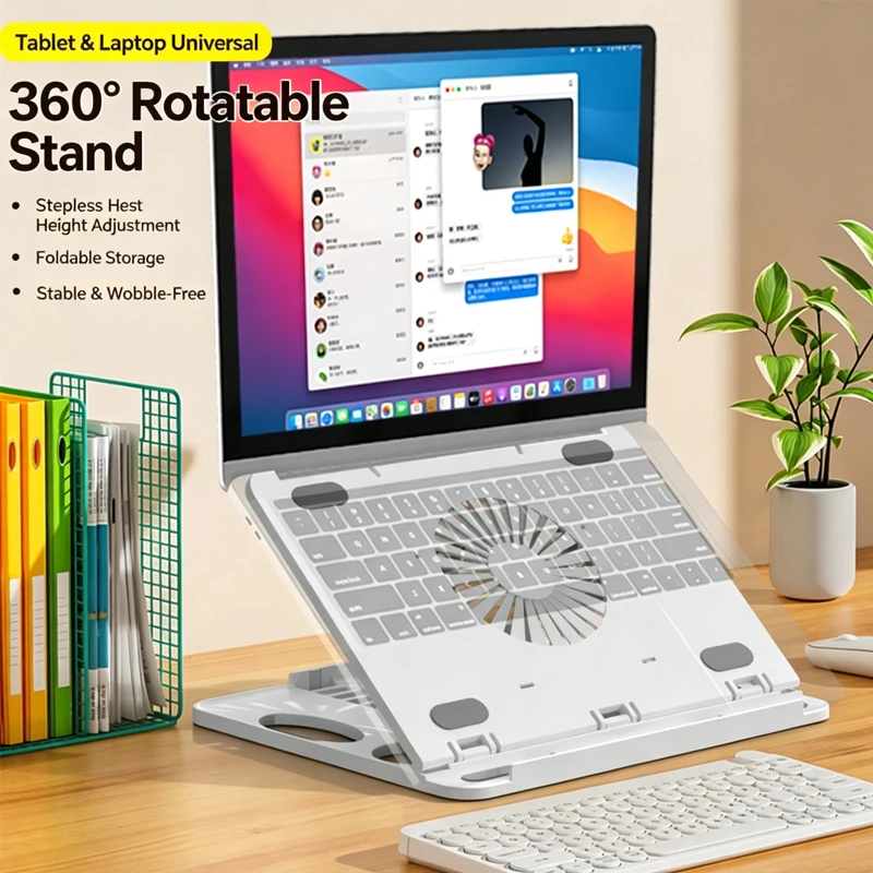 Adjustable Rabbit Laptop Stand Foldable Notebook Holder Support Laptop Cooling Stand for 10‑15.6 Inch Laptop Tablet