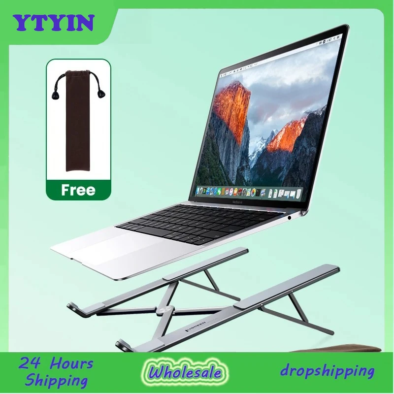 YTYIN Laptop Stand Holder For MacBook Air Pro Adjustable Aluminum Notebook Stand Tablet Stand Laptop PC Support Macbook Holder