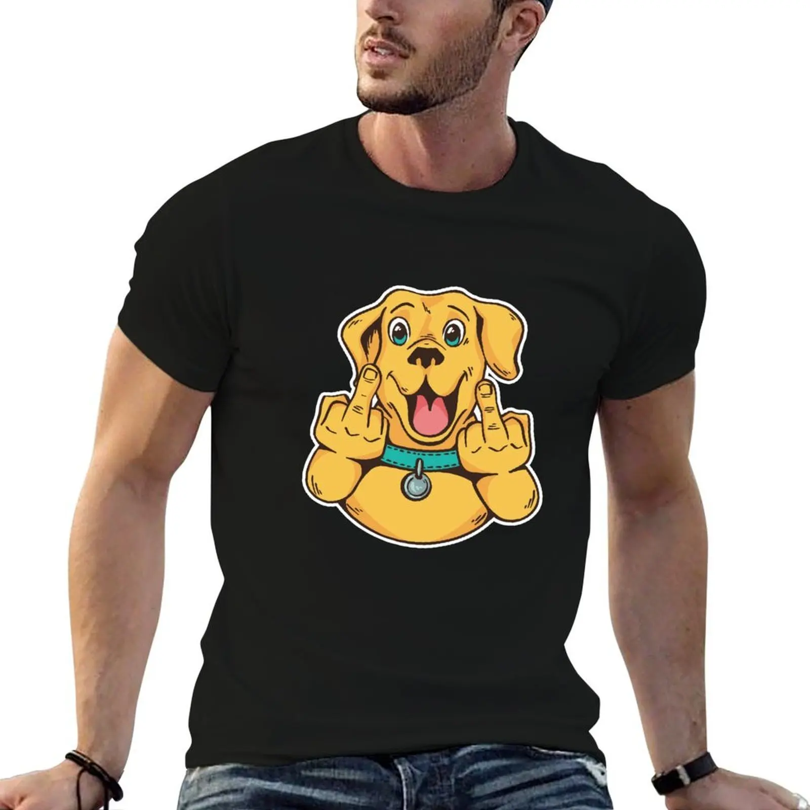 Labrador crazy dog action, waterbottle, waterproof, phone, funny, cool, cute, hydro T-Shirt Outdoor Activity Sports T-Shirt