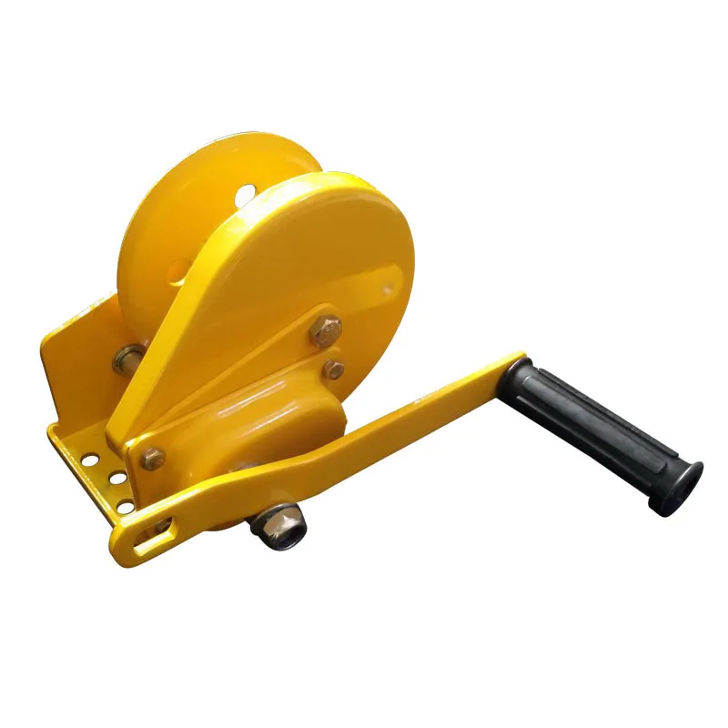 1200lbs 1800lbs Manual Hand Winch with Brake Automatic Hand Crank Tripod Winch for Vertical Lifting Capstan Tool for Farm
