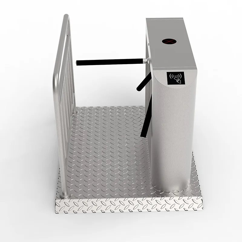 Football Match Bi-Directional Access ESD Semi-automatic Portable Qr Code Ticket  Arm Barrier Tripod Gate