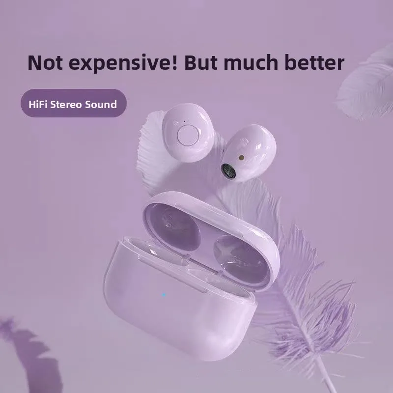 Mini Invisible In‑Ear Wireless Bluetooth Earbuds, No Indicator Light, Low‑Latency Gaming Stereo Sound