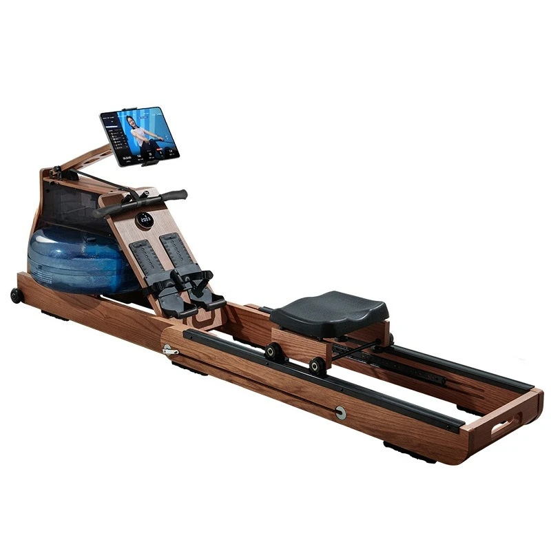 Double resistance rowing machine Smart home folding rowing sports fitness equipment