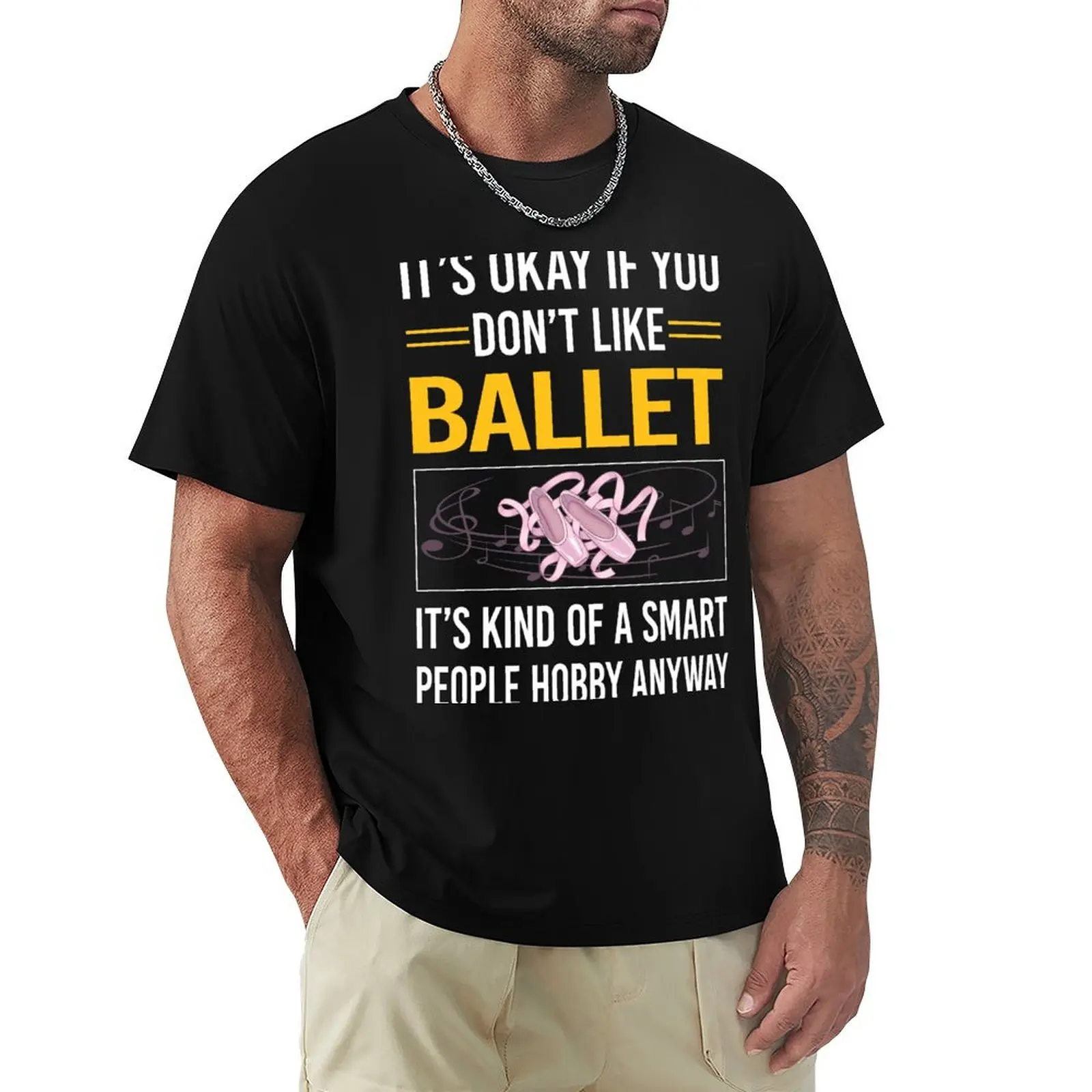 Funny Smart People Ballet Ballerina T-Shirt Ultra Soft Breathable Tee Top