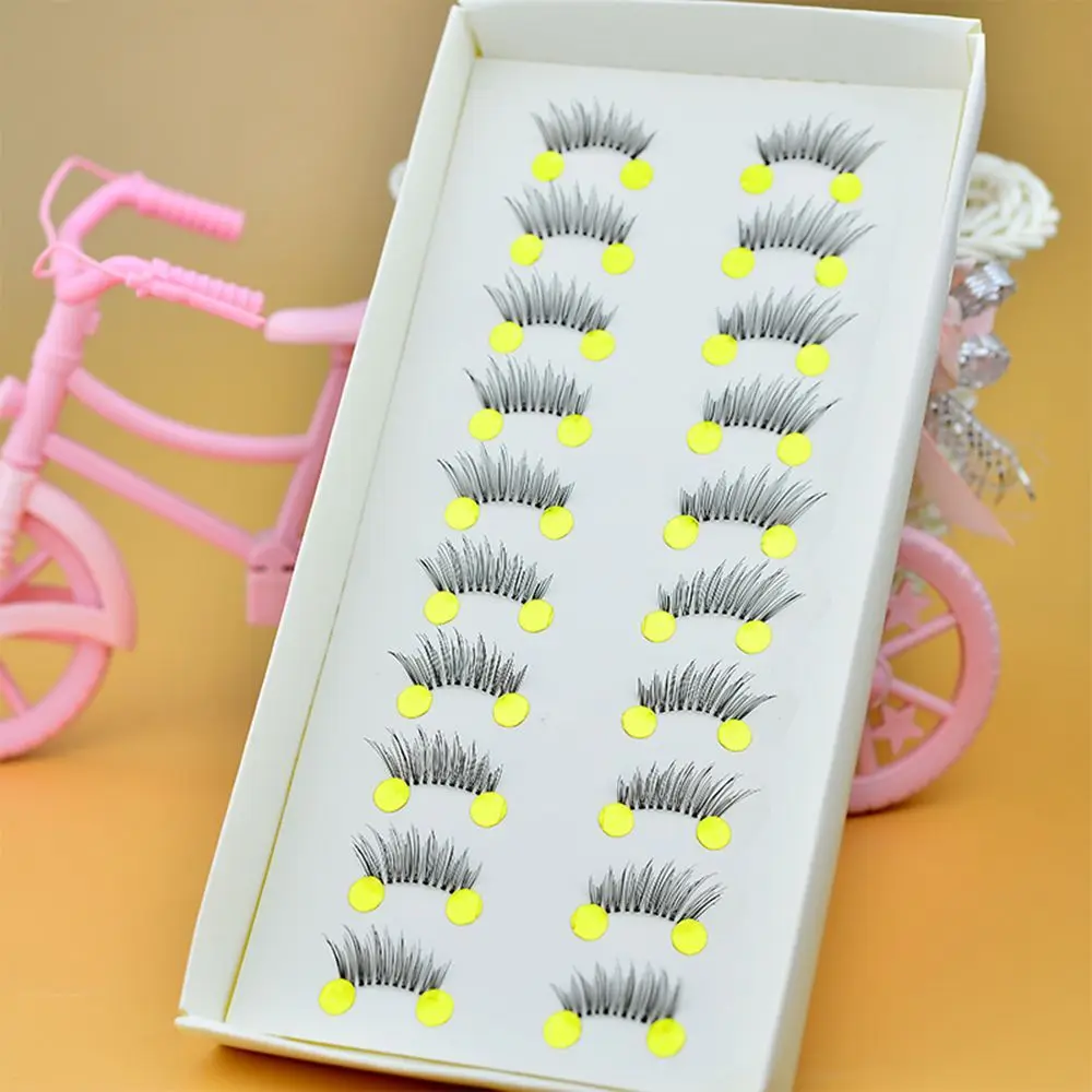 Handmade False Eyelashes Mini Beauty  Tools Fake Lashes Eye Makeup Natural