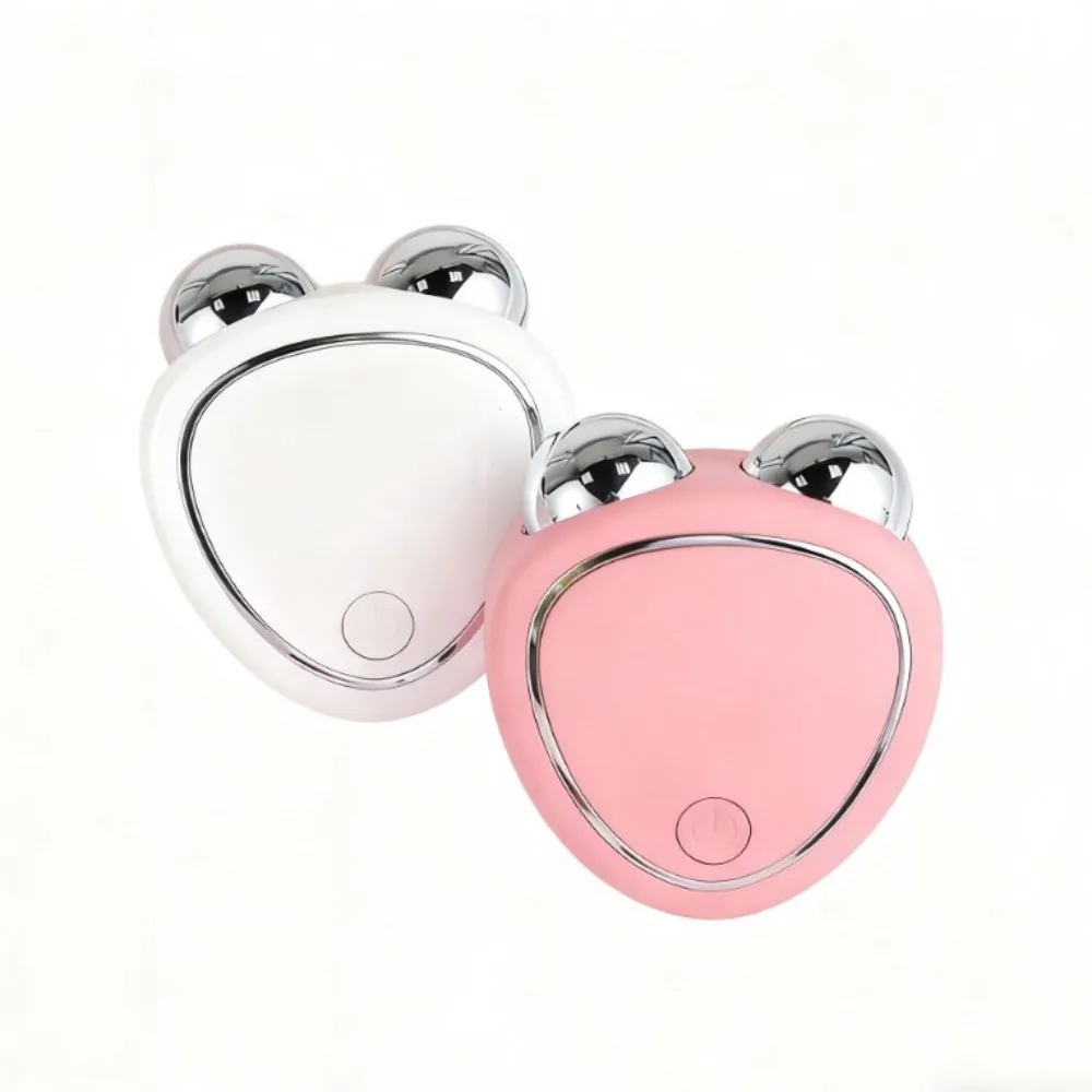 1Pc Micro Current Beauty  Massage Device Mini Portable Delicate Contour Lifting Firming Facial Skin Tighten Skin Sculpting Tool