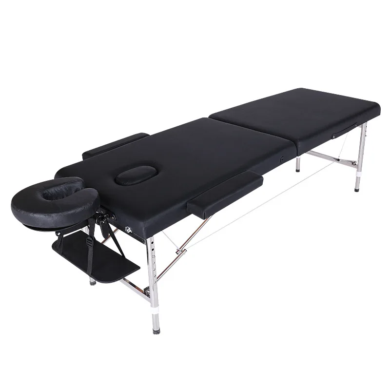 Height Adjustable Massage Bed Folding, Reinforced Massage Portable Portable Home Beauty Examination Bed