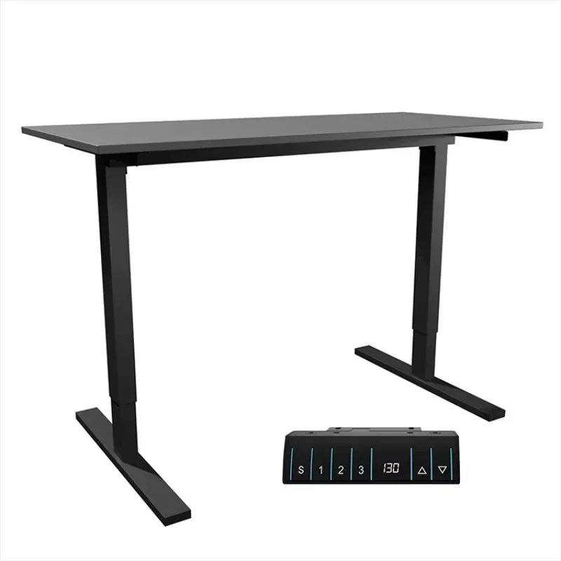 Intelligent and beautiful office and home multi-function single motor electric table with adjustable height