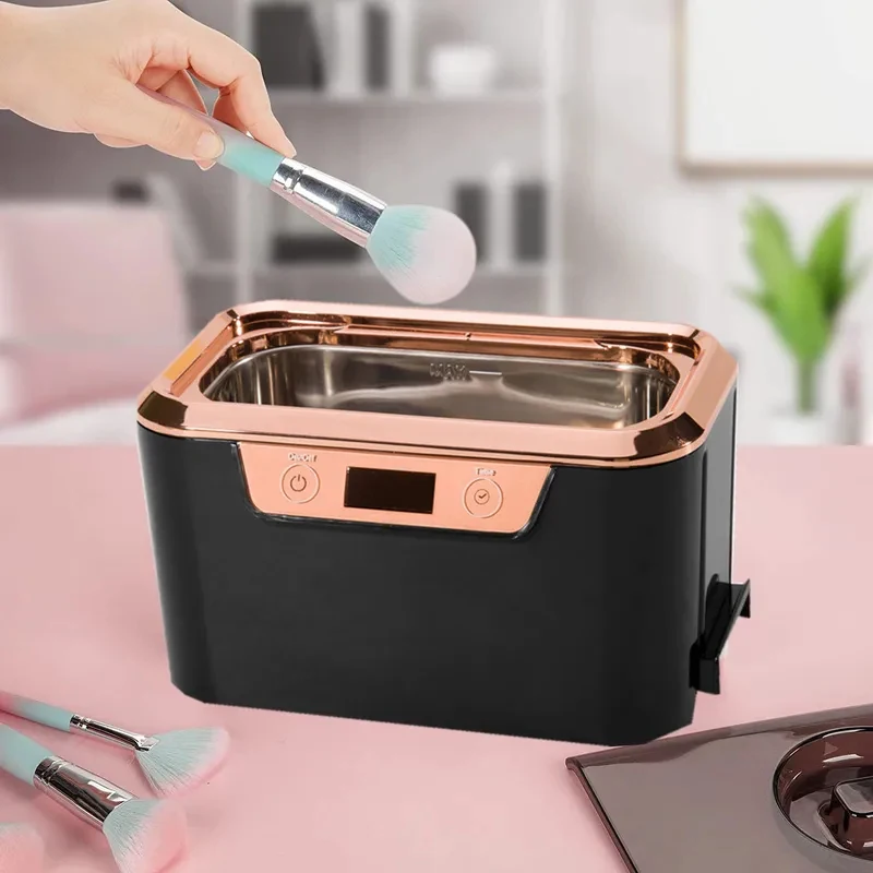 Automatic Self Cleaning Makeup Brush Ultrasonic Cleaner With Digital Timer CDS-