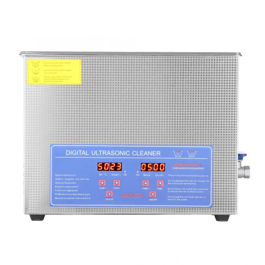 15L for PS-60A Ultrasonic Glasses Watch Jewelry Makeup Brush Digital Ultrasonic Cleaning Machine