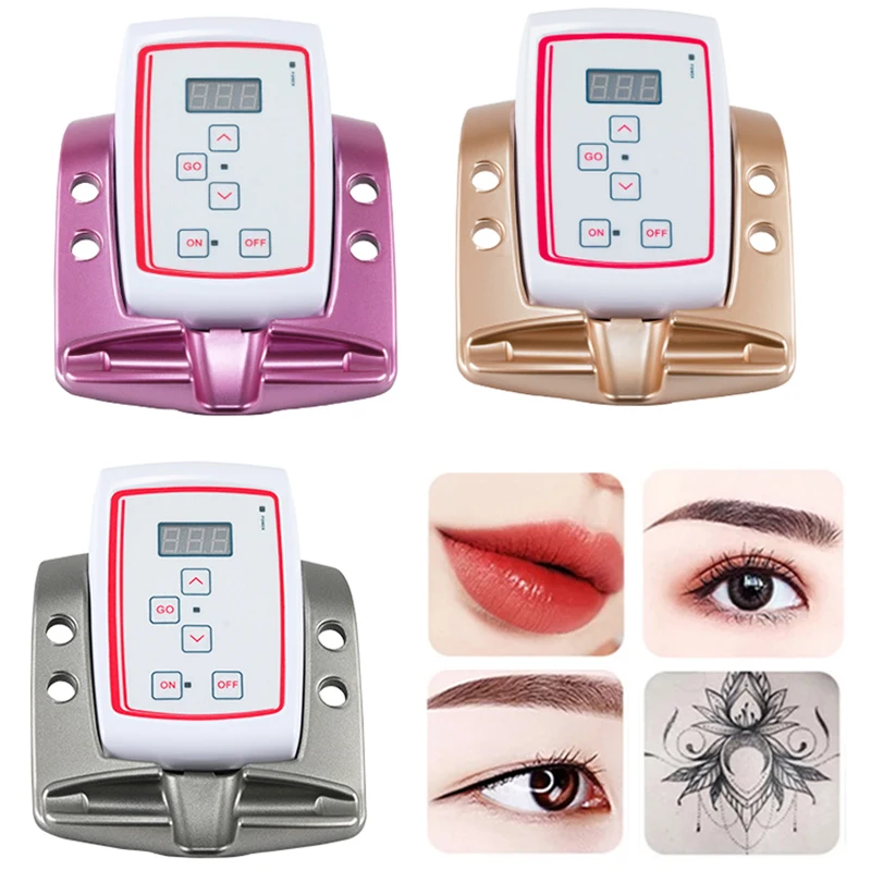 Rotate Tattoo Machine Professional Permanent Makeup Digital PMU Pen For Microblading Eyebrow Lip Line MTS With Cartridge Needle