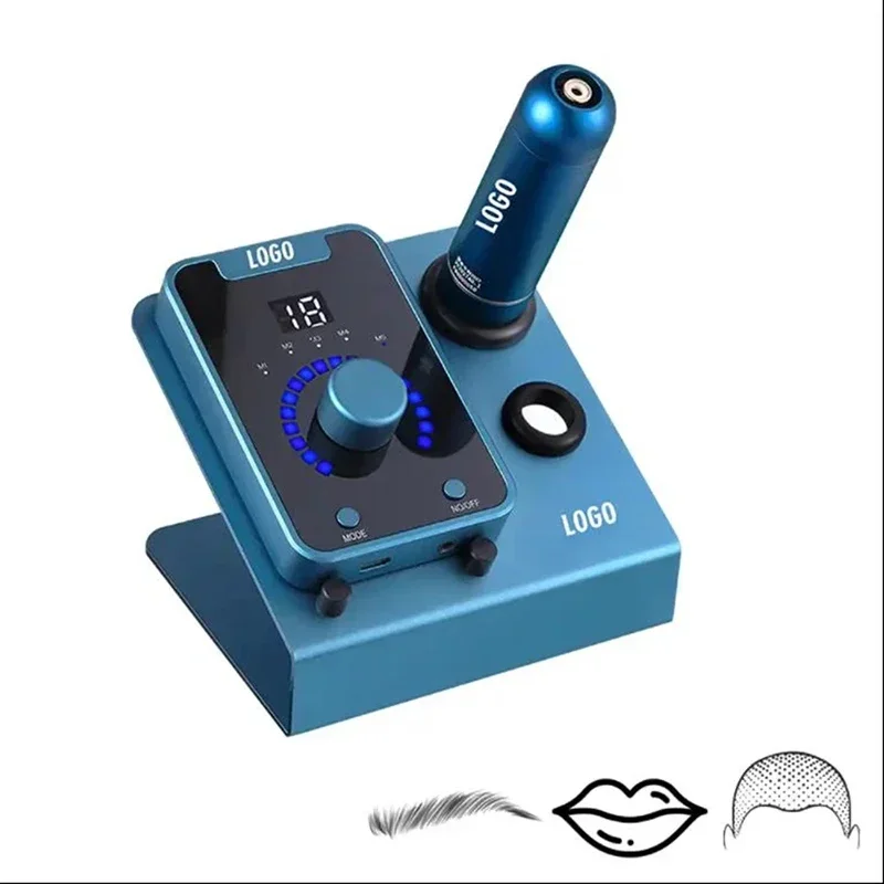 PMU Digital Scalp Tattoo Micropigmentation Device 5 Modes 1-18 Speeds Adjustable Powerful SMP Permanent Makeup