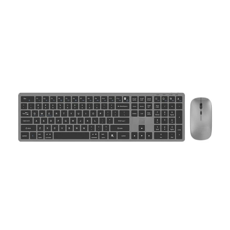 Bluetooth keyboard and mouse set dual-mode portable office silent ultra-thin keyboard y
