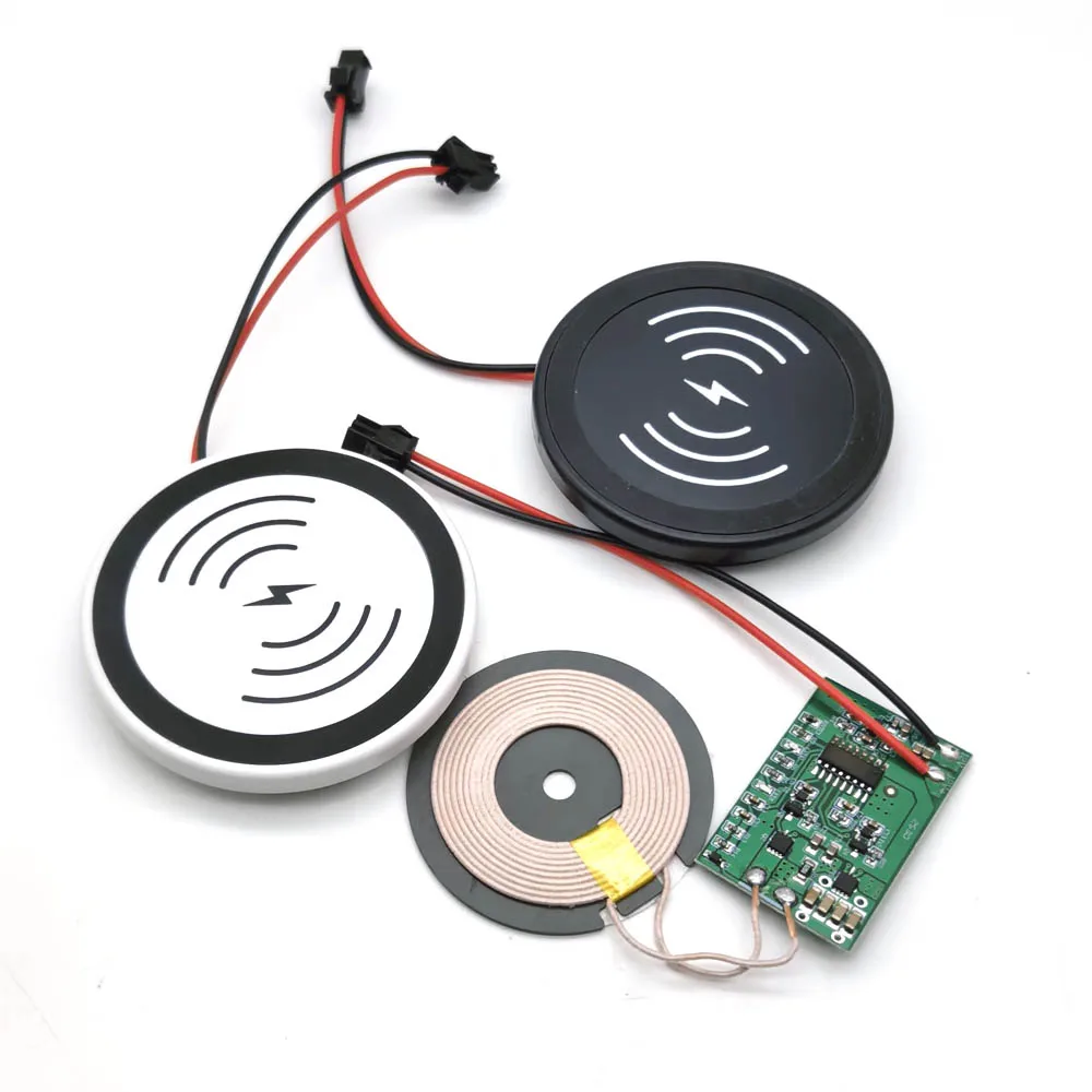 12V 15W LED Night Light Wireless Charger Connector Stand Desk Mobile Phone Holder Fast Charging Station Dock Lamp