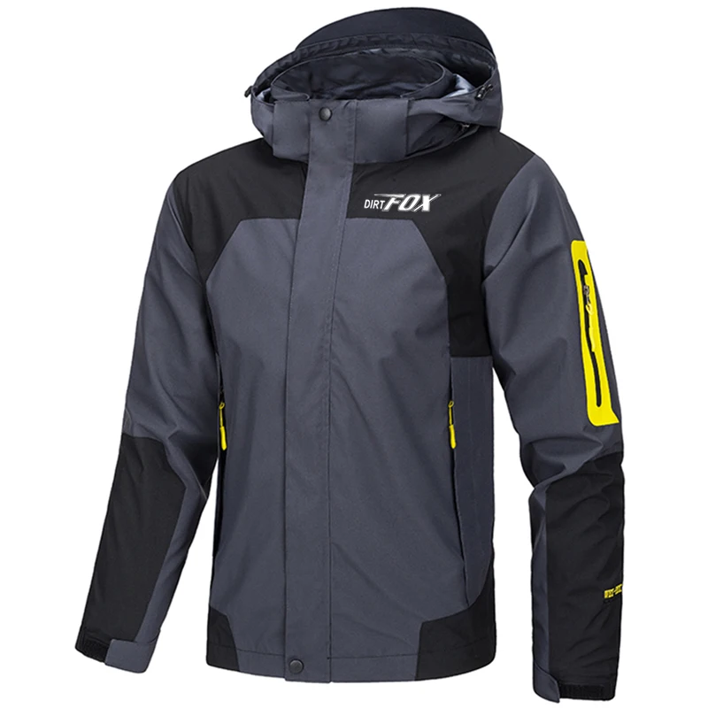 DIRTFOX Cycling Windbreaker Chaqueta MTB Bicycle Windproof Coat Motorcycle Men's Winter Bike Jacket Road Mountain Bikes Clothing