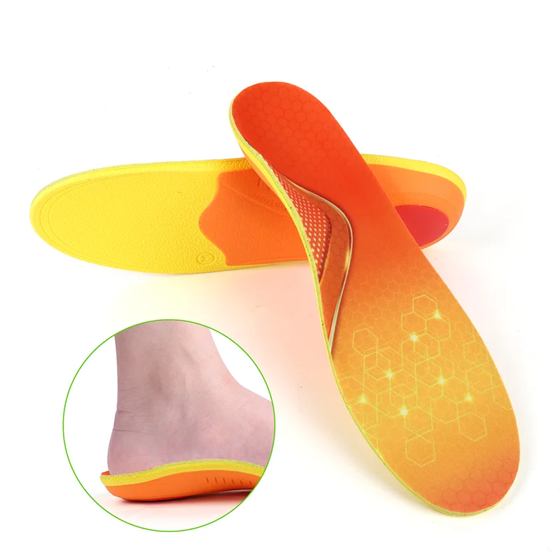 Orthopedic Foot Care Insoles Ergonomic Support Comfortable All Day Wear Sports Healthy Foot Shape Shoe Pads