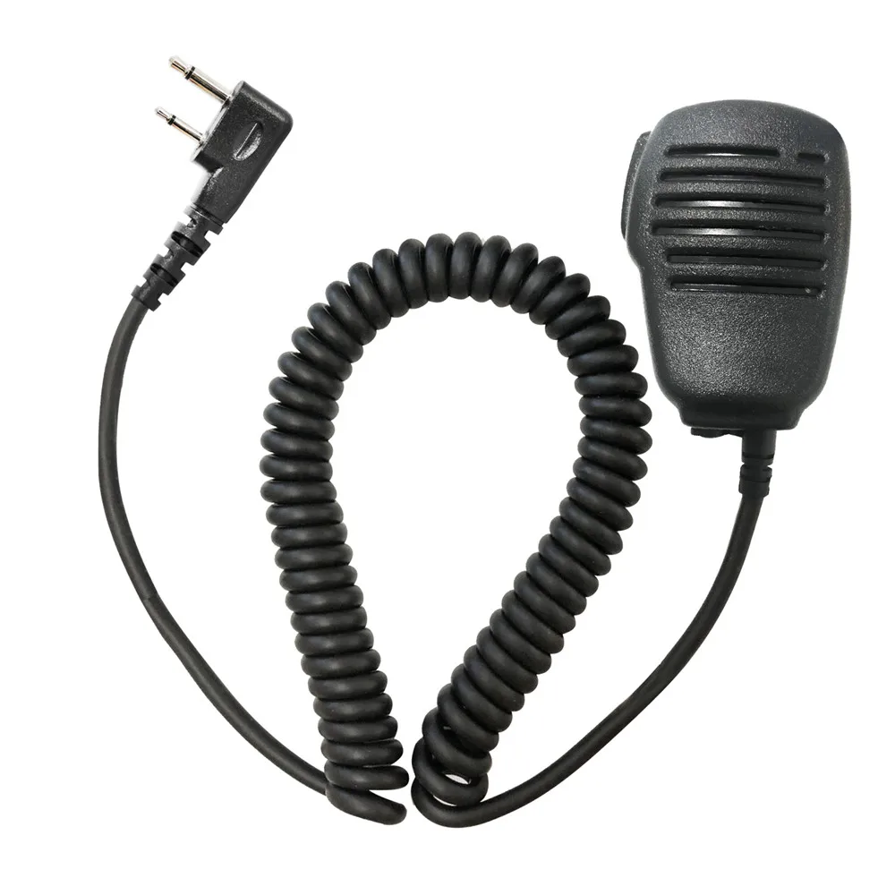 VBLL Walkie Talkie Remote Speaker Mic Microphone For IC- V8 V80 V80E V82 V85 Portable Two Way Radios