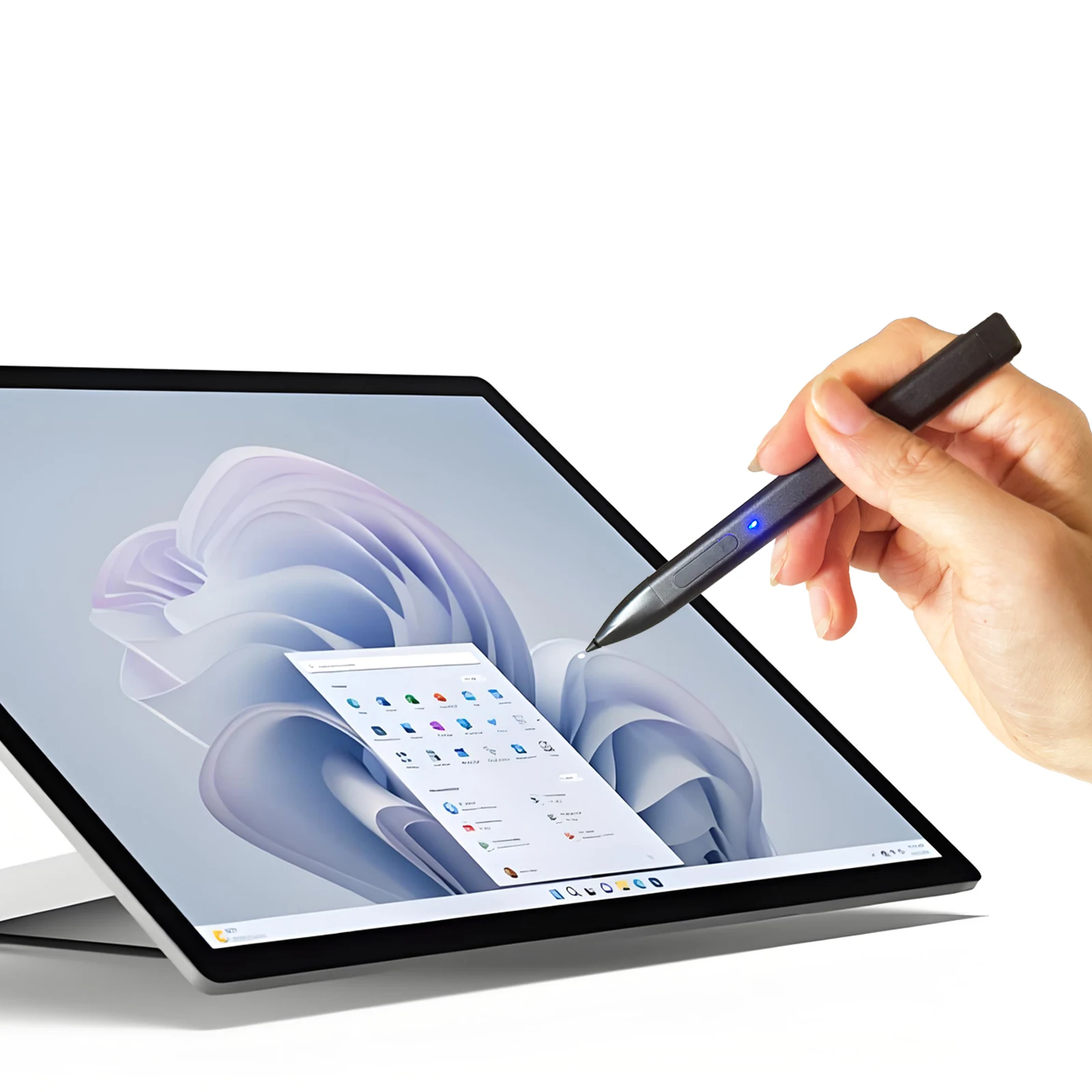 Slim Pen 2 for Surface with 4096 Pressure,Eraser&Right-Click,Palm Rejection,Graphite Nib,for Surface Pro 12/11/10/9/8/7/6/5/4/3