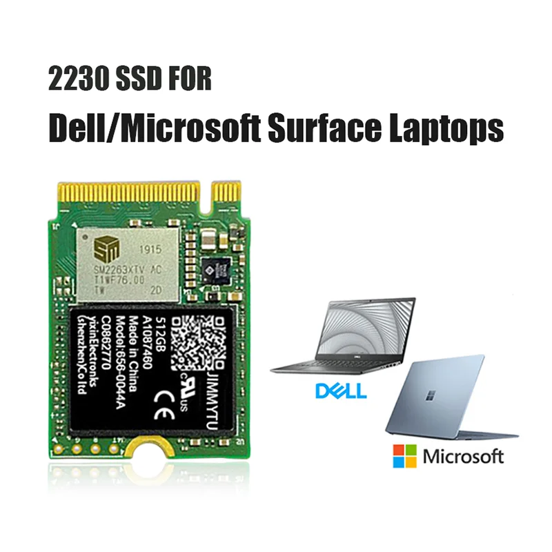 SSD M2 2230 1 TB For Laptop Microsoft Surface Laptop 3 /4 / 5 /Surface Pro 8 Pro 7/Dell Portable SSD 512G 1T 256G 2230 Disco SSD