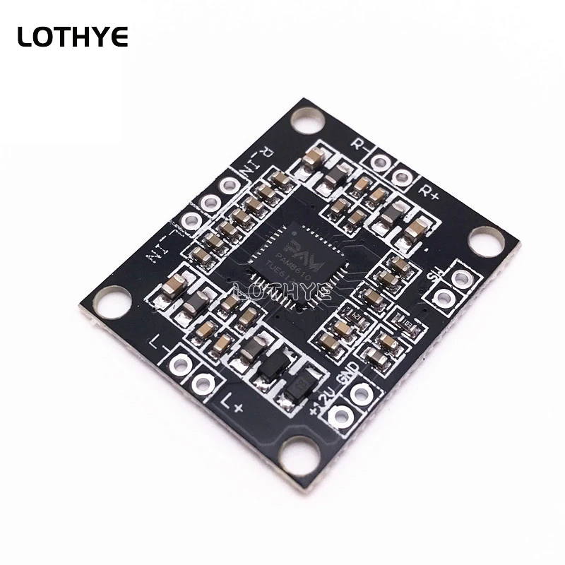 PAM8610 Mini Audio Power Amplifier Board 15W+15W 2.0 Channel DC 7V-15V Class D AMP Digital Amplifiers for Speaker DIY Sound