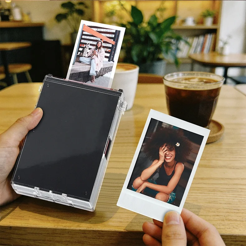 Transparent Crystal Carrying Case for Fujifilm Mini Link+ Printer Camera - Scratch-Resistant, Shockproof Storage Protector