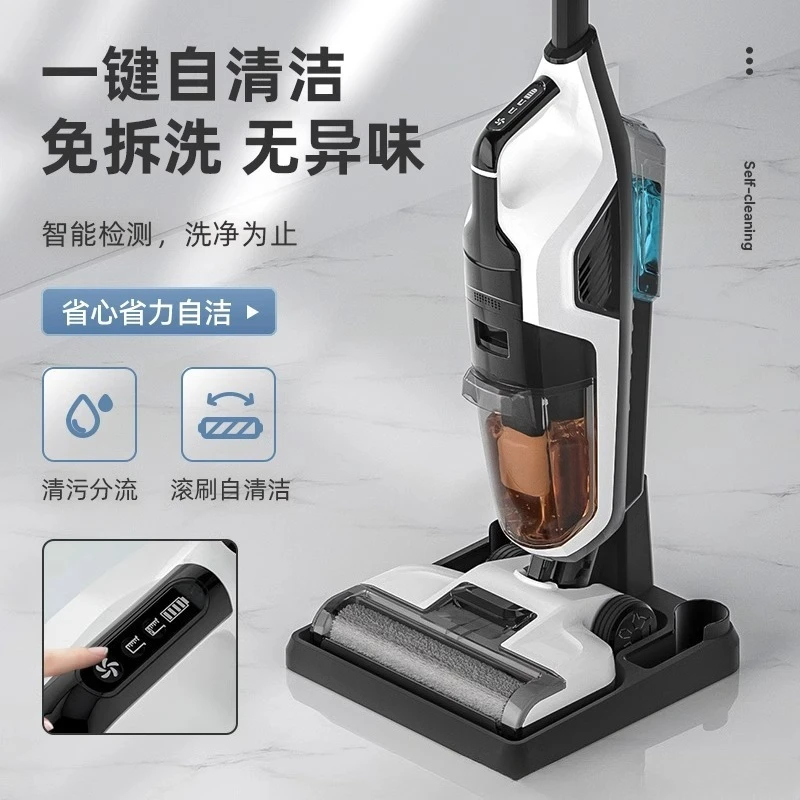 Mop, Scrub & Sanitize Electric Profession Steam Mop Vacuum Cleaner Cleaners with Water Spray for Hardwood Polish, Tilre Floor