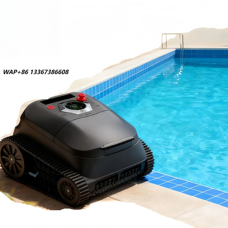 Wireless Portable Rechargeable Electric Cordless Smart Robotic Automatic Robot Underwater Swimming Pool Vacuum Cleaner